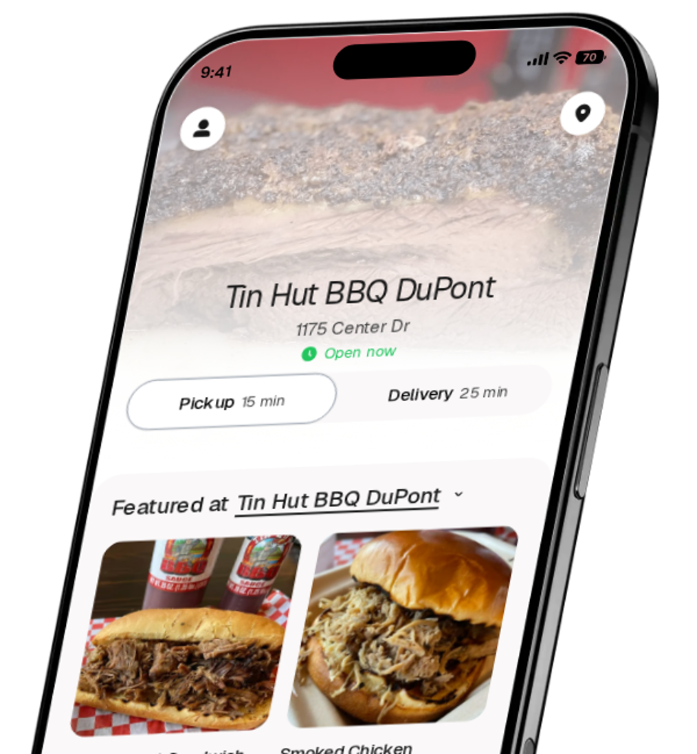 Tin Hut BBQ DuPont app preview